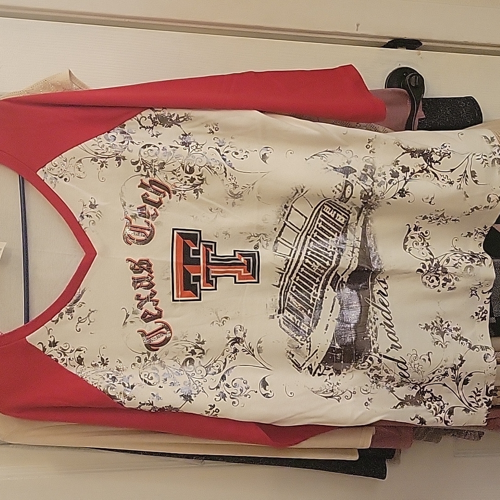 Texas Tech T with 3/4 sleeves